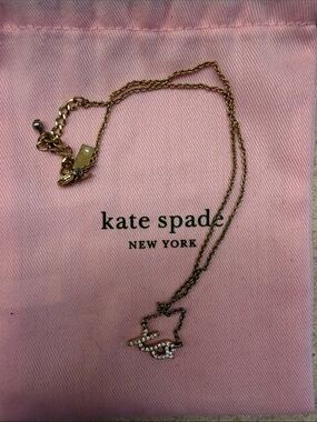 Kate Spade New York Gold Crystal 'XO’ Pendant Necklace